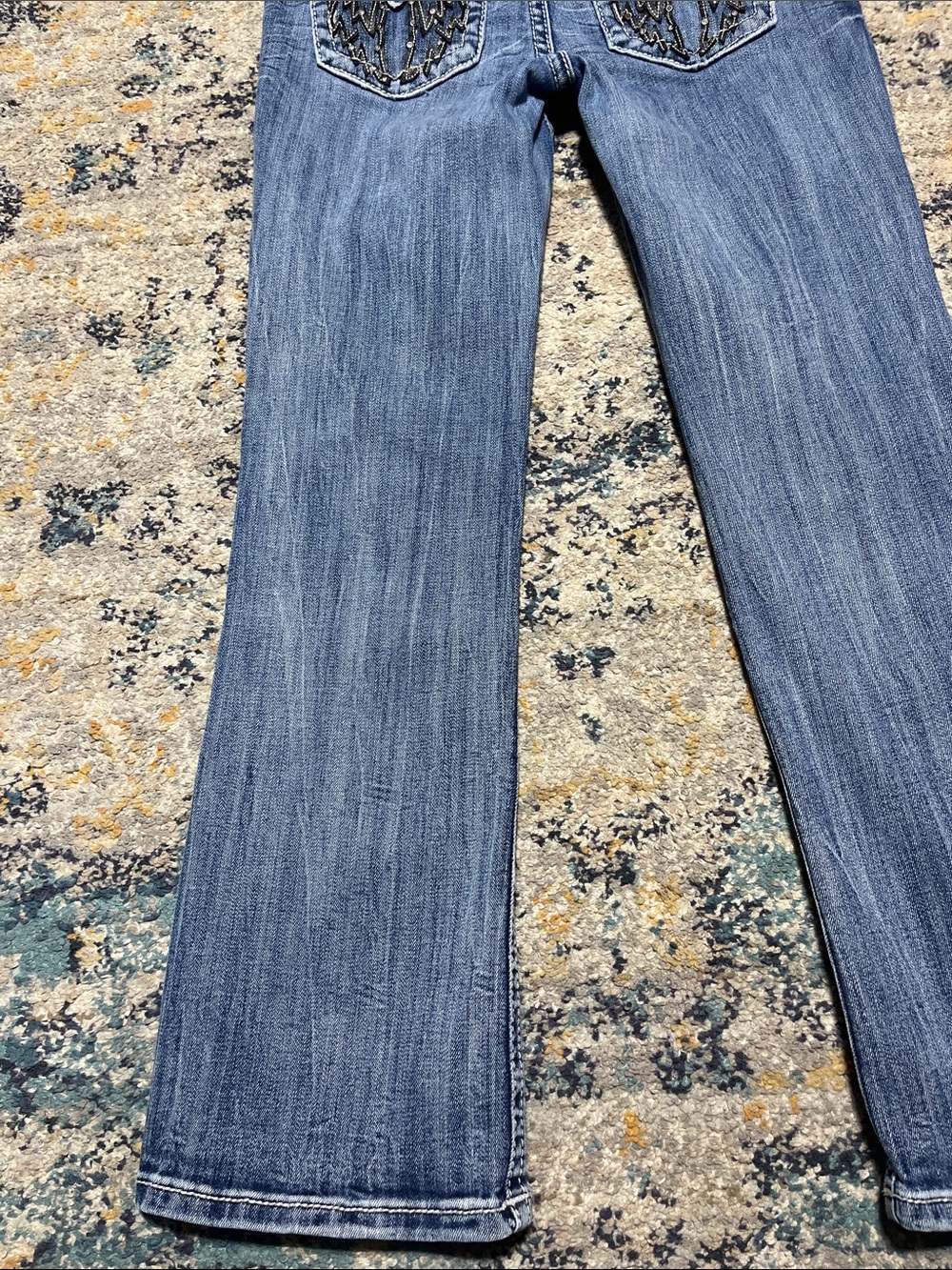 Miss Me Low-Rise Boot Cut Jeans Size 28 - Picture 6 of 13